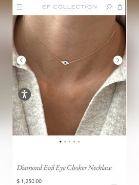 EF Collection Rose Gold Evil Eye Pendant Necklace with Opal and Diamond